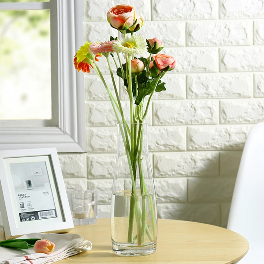 Nordic modern Transparent glass Flower Vase for decoration vases Hydroponic plant flower vase dining table Home decor accessorie
Nordic modern Transparent glass Flower Vase for decoration vases Hydroponic plant flower vase dining table Home decor accessorie