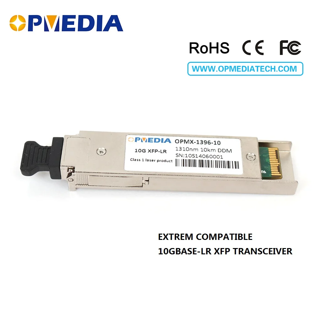 Free shipping!compatible with Extrem 10GBASE-LR,10G 1310nm 10KM XFP transceiver, LC connector,DDM function XFP optical module
Free shipping!compatible with Extrem 10GBASE-LR,10G 1310nm 10KM XFP transceiver, LC connector,DDM function XFP optical module