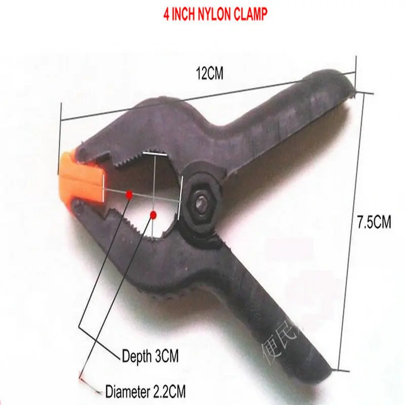 HEAVY DUTY 10PCS/Lot 4 INCH Two-Tone Color Nylon Plastic Spring Clip, Spring Clamp, Woodworking Clamp With Movable Tips
HEAVY DUTY 10PCS/Lot 4 INCH Two-Tone Color Nylon Plastic Spring Clip, Spring Clamp, Woodworking Clamp With Movable Tips