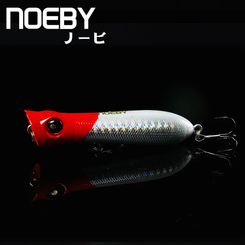 Рыболовная приманка Noeby 80 мм 11 5 г поппер с крючком VMC плавающая жесткая