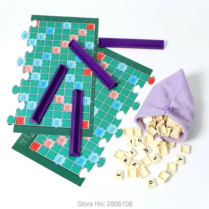 Scrabble Crossword Board Spelling Game Learn English Crossword Spelling Game Puzzle Game Educational Toys For Family
Scrabble Crossword Board Spelling Game Learn English Crossword Spelling Game Puzzle Game Educational Toys For Family