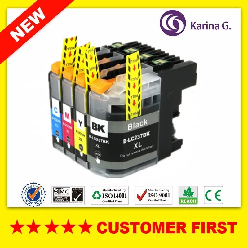 4PCS Compatible ink cartridges for LC237 LC235 for Brother MFC-J4620DW/DCP-J4120DW Use for NZ and Australian
4PCS Compatible ink cartridges for LC237 LC235 for Brother MFC-J4620DW/DCP-J4120DW Use for NZ and Australian