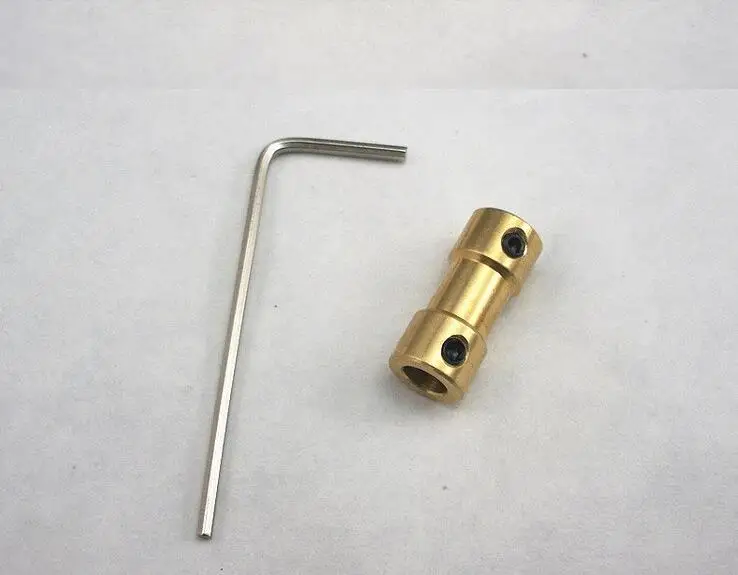50pcs copper coupler 4mm with 5 mm for motor shaft robot smart car model car wheel coupler
50pcs copper coupler 4mm with 5 mm for motor shaft robot smart car model car wheel coupler