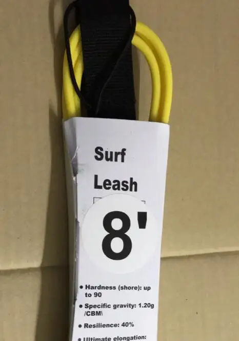 8 ft 7mm core Foot Leash Surf Leash Sup Board Coiled leash straight foot rope 8' Length leash