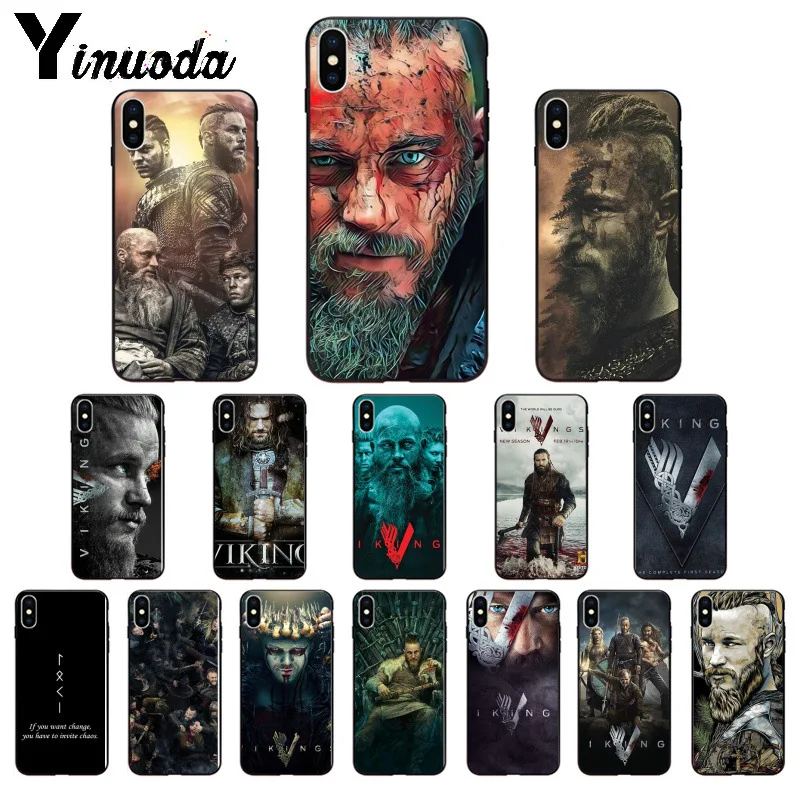 Yinuoda TV Series Vikings Silicone Soft TPU black Phone Case for Apple iPhone 8 7 6 6S Plus X XS MAX 5 5S SE XR Mobile Cover
Yinuoda TV Series Vikings Silicone Soft TPU black Phone Case for Apple iPhone 8 7 6 6S Plus X XS MAX 5 5S SE XR Mobile Cover