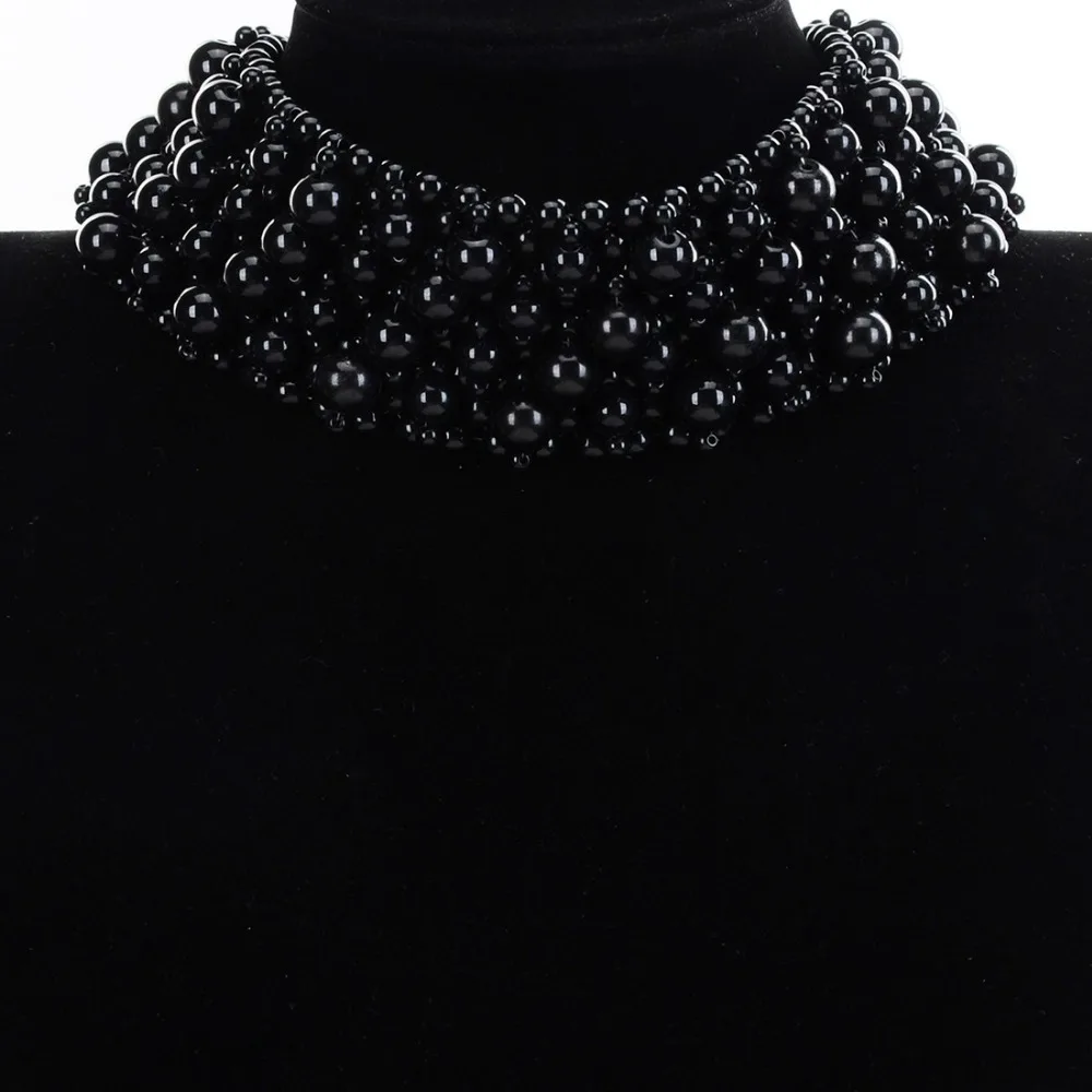 BK 2 Colors Fashion Jewelry Luxury Cluster Pearls Choker Chunky Statement Bib Necklace New
BK 2 Colors Fashion Jewelry Luxury Cluster Pearls Choker Chunky Statement Bib Necklace New