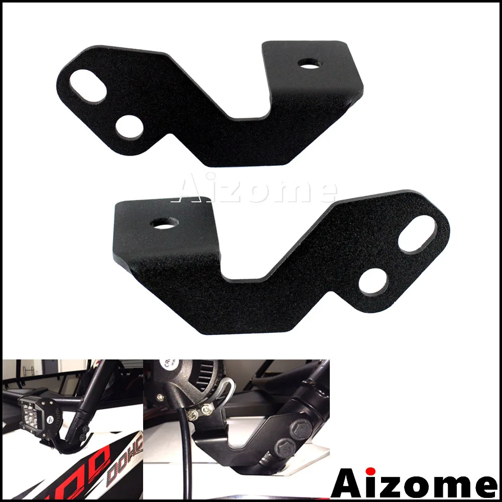 1 Pair Black UTV LED Spotlight Mount Bracket Work Light Bar Holder For Polaris RZR 1000 RZR 900 2015+ Models
1 Pair Black UTV LED Spotlight Mount Bracket Work Light Bar Holder For Polaris RZR 1000 RZR 900 2015+ Models