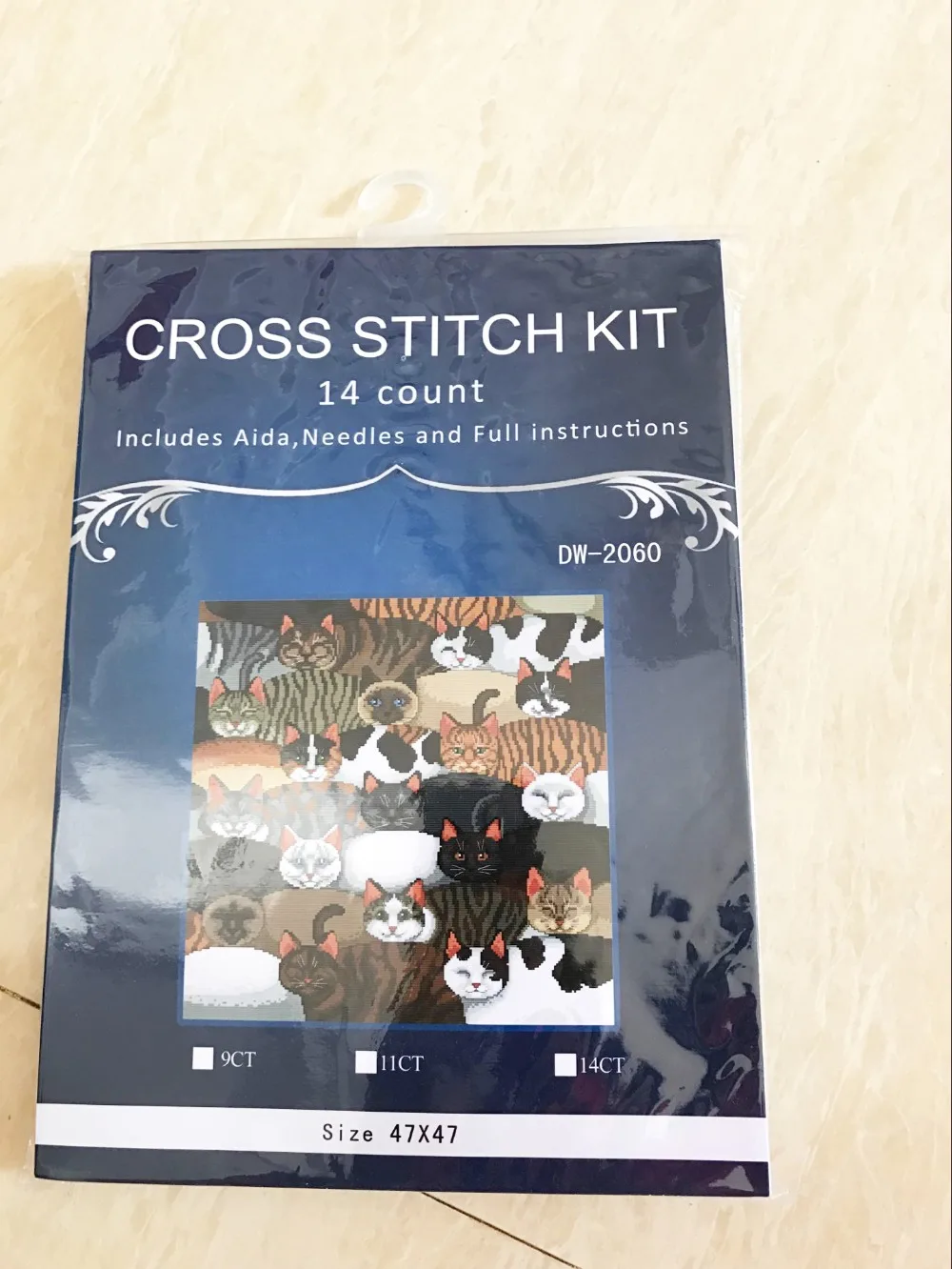 N Cats ,Counted Cross Stitch 14CT Cross Stitch Sets Wholesale cartoon Cross-stitch Kits Embroidery Needlework
N Cats ,Counted Cross Stitch 14CT Cross Stitch Sets Wholesale cartoon Cross-stitch Kits Embroidery Needlework