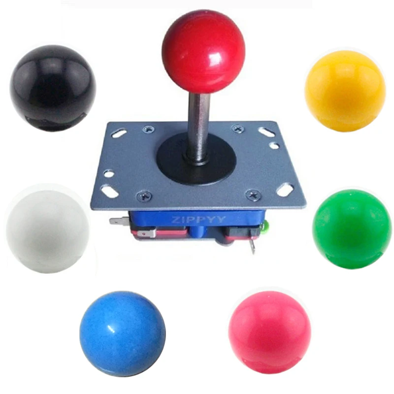 Classic Arcade Game 2/4/8 way Joystick Ball PacMan Pick A Color Zippy Joystick for Upright Cocktail machine - Long Handle
Classic Arcade Game 2/4/8 way Joystick Ball PacMan Pick A Color Zippy Joystick for Upright Cocktail machine - Long Handle