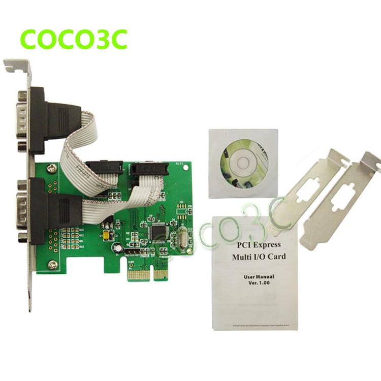 Чипсет WCH382 PCI-e, контроллер с 2 последовательными портами, карта PCI express на RS232 com-порт, адаптер для принтера, сканера, модема
Чипсет WCH382 PCI-e, контроллер с 2 последовательными портами, карта PCI express на RS232 com-порт, адаптер для принтера, сканера, модема