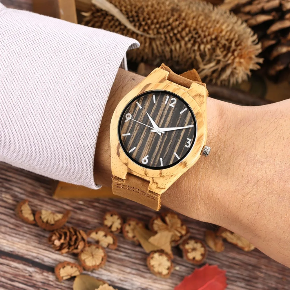Wooden Watches Mens Fashion and Leisure Mens watches Leather Band Lightweight Wooden Natural Quartz Sport Mens Wristwatches
Wooden Watches Mens Fashion and Leisure Mens watches Leather Band Lightweight Wooden Natural Quartz Sport Mens Wristwatches