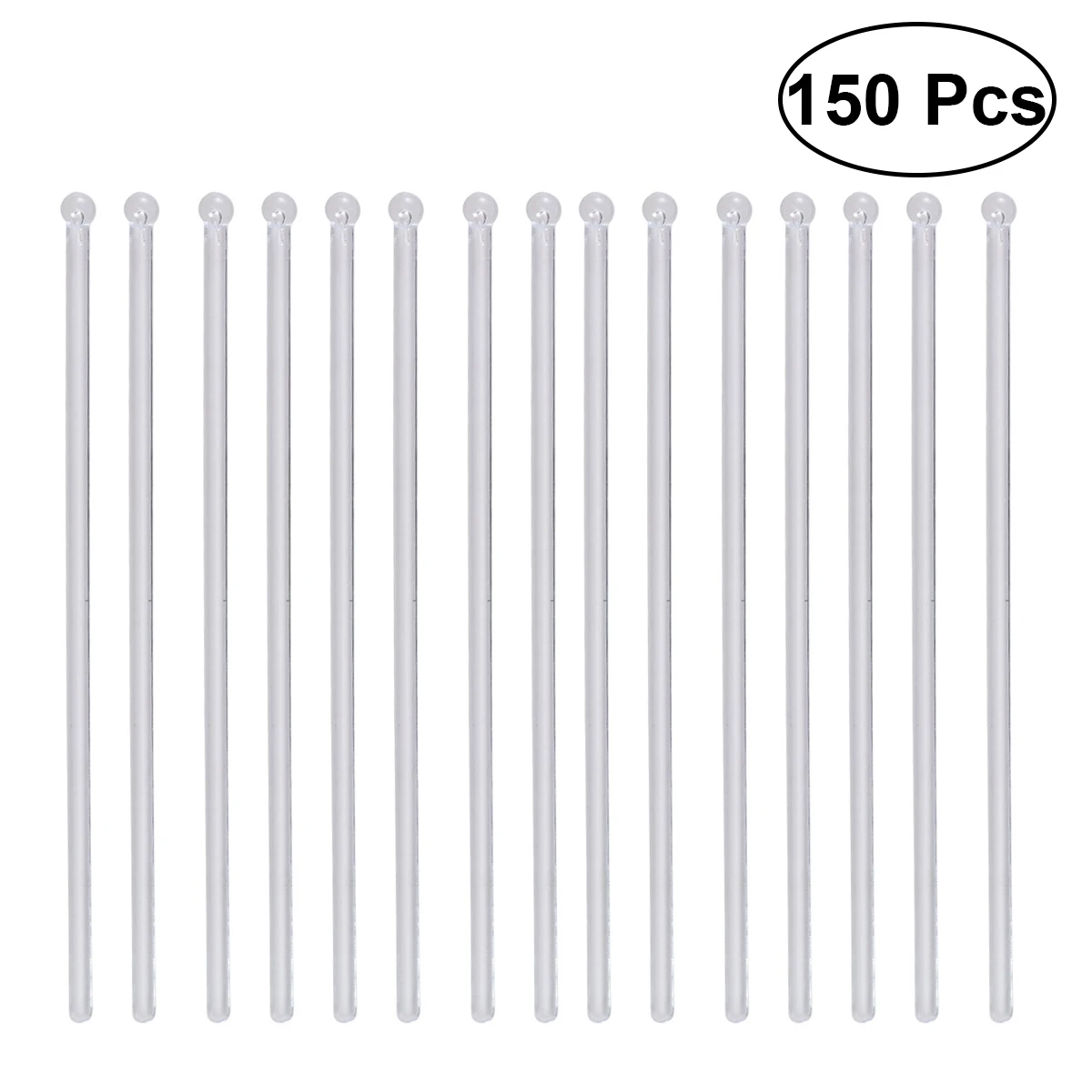 150Pcs Transparent Cocktail Drink Bar Muddler Round Head Plastic Stirring Mixing sticks Ladle Stirrer Swizzle Stick
150Pcs Transparent Cocktail Drink Bar Muddler Round Head Plastic Stirring Mixing sticks Ladle Stirrer Swizzle Stick