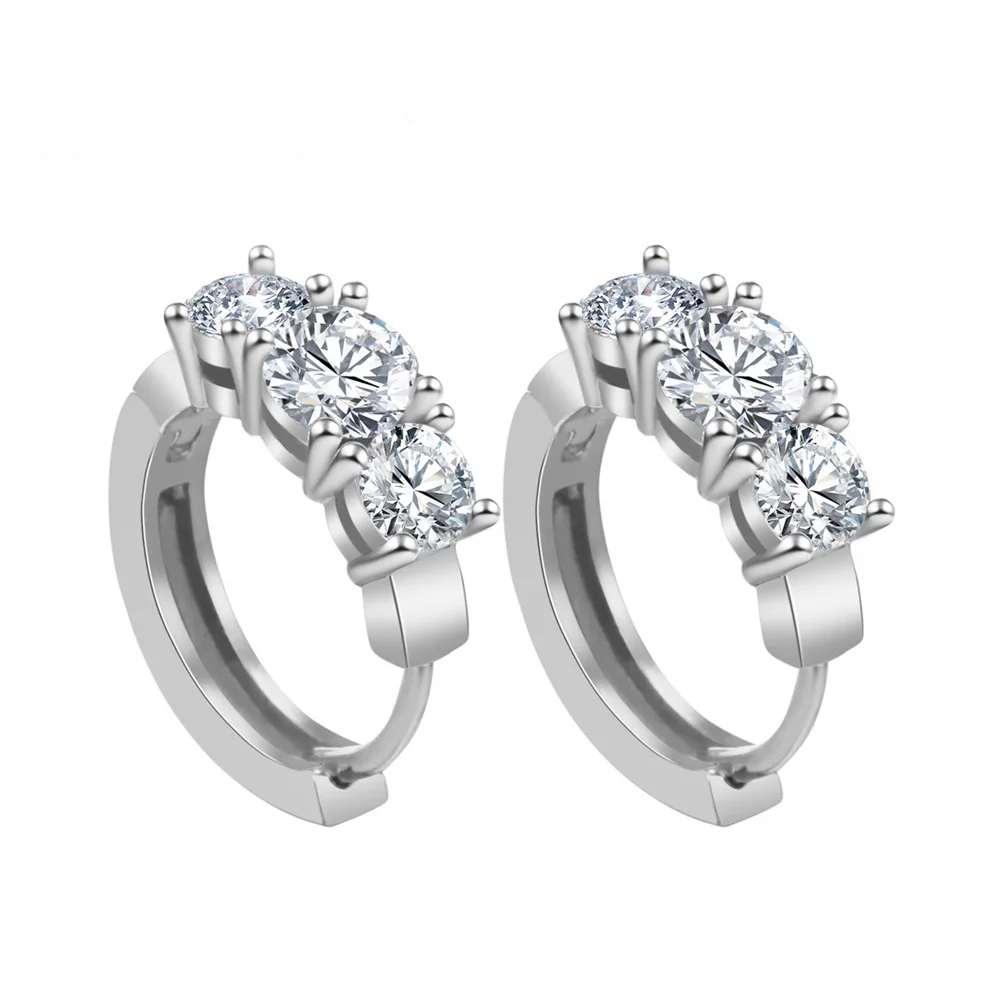 Букле d'oreille femme 2018 три четыре коготь уха клип серьги модные женские туфли Jewelry