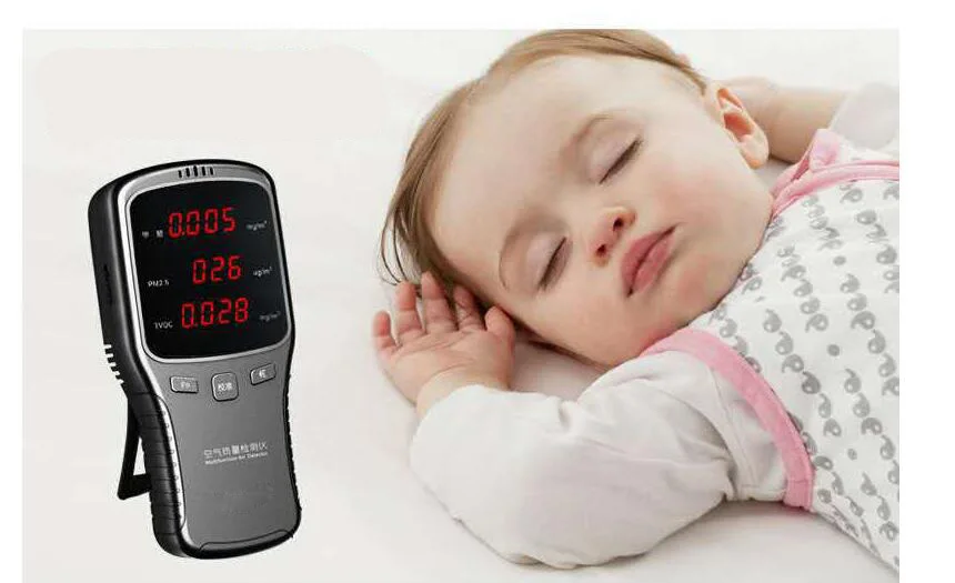 Formaldeyde Detector HCHO TVOC Monitor Digital PM1.0 PM2.5 PM10 Gas Analyzer Household PM 1.0 2.5 10 Air Quality Detector
Formaldeyde Detector HCHO TVOC Monitor Digital PM1.0 PM2.5 PM10 Gas Analyzer Household PM 1.0 2.5 10 Air Quality Detector