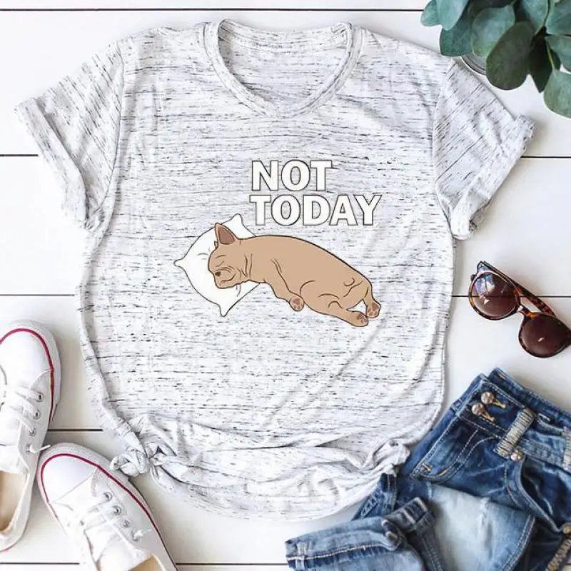 Cute Snooze Dog Print Summer Yellow T Shirt Women Fashion Loose Cotton Harajuku Tees Tops Female Casual Fun T-shirt Plus Size 
Cute Snooze Dog Print Summer Yellow T Shirt Women Fashion Loose Cotton Harajuku Tees Tops Female Casual Fun T-shirt Plus Size