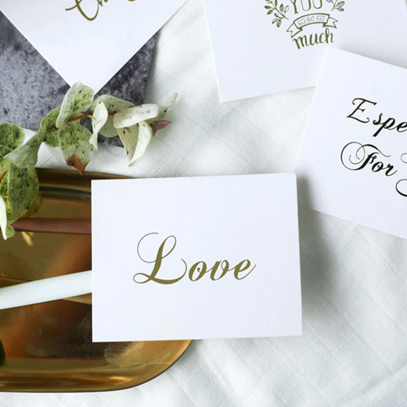 40Pcs/lot Handwriting White Simple Party Foldable Greeting Card Thank you Leave a Message Paper Cards Wedding Love Home
40Pcs/lot Handwriting White Simple Party Foldable Greeting Card Thank you Leave a Message Paper Cards Wedding Love Home