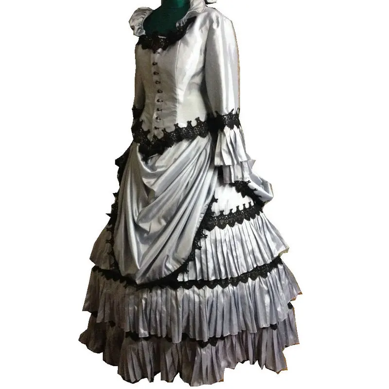 Customer to order! Vintage Costumes Victorian 1860S Civil War Gown historical dresses D-113
Customer to order! Vintage Costumes Victorian 1860S Civil War Gown historical dresses D-113