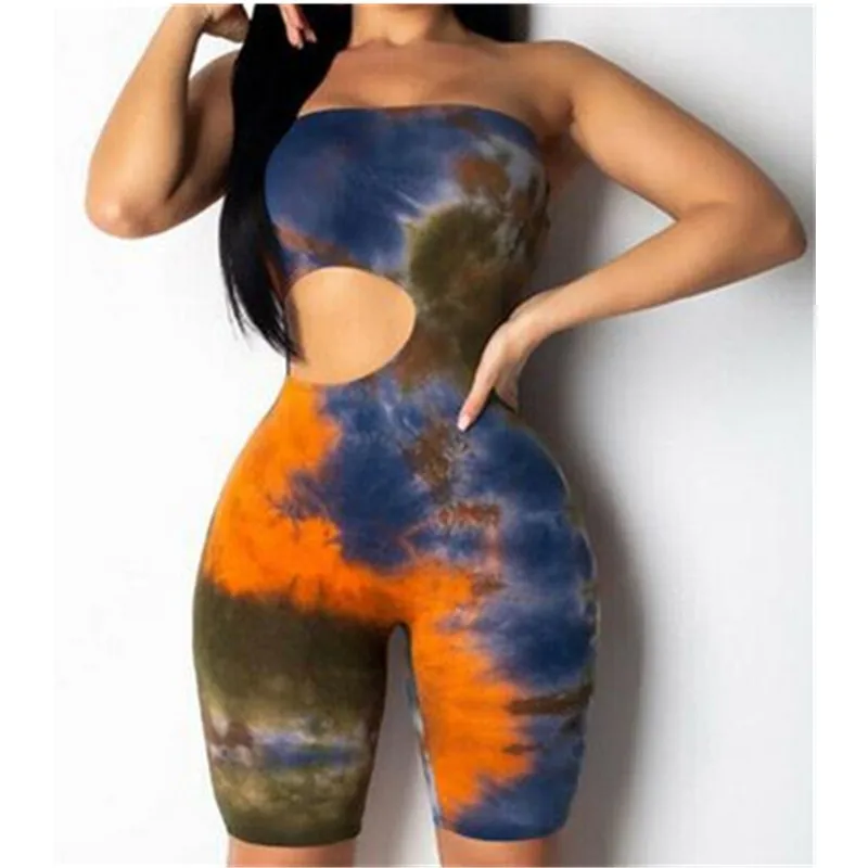 Women's Casual Sleeveless Bodycon Bodysuit Printed Romper Jumpsuit Ladies' New Fashion Bandeau Hollow Out Short Pants Playsuit
Women's Casual Sleeveless Bodycon Bodysuit Printed Romper Jumpsuit Ladies' New Fashion Bandeau Hollow Out Short Pants Playsuit