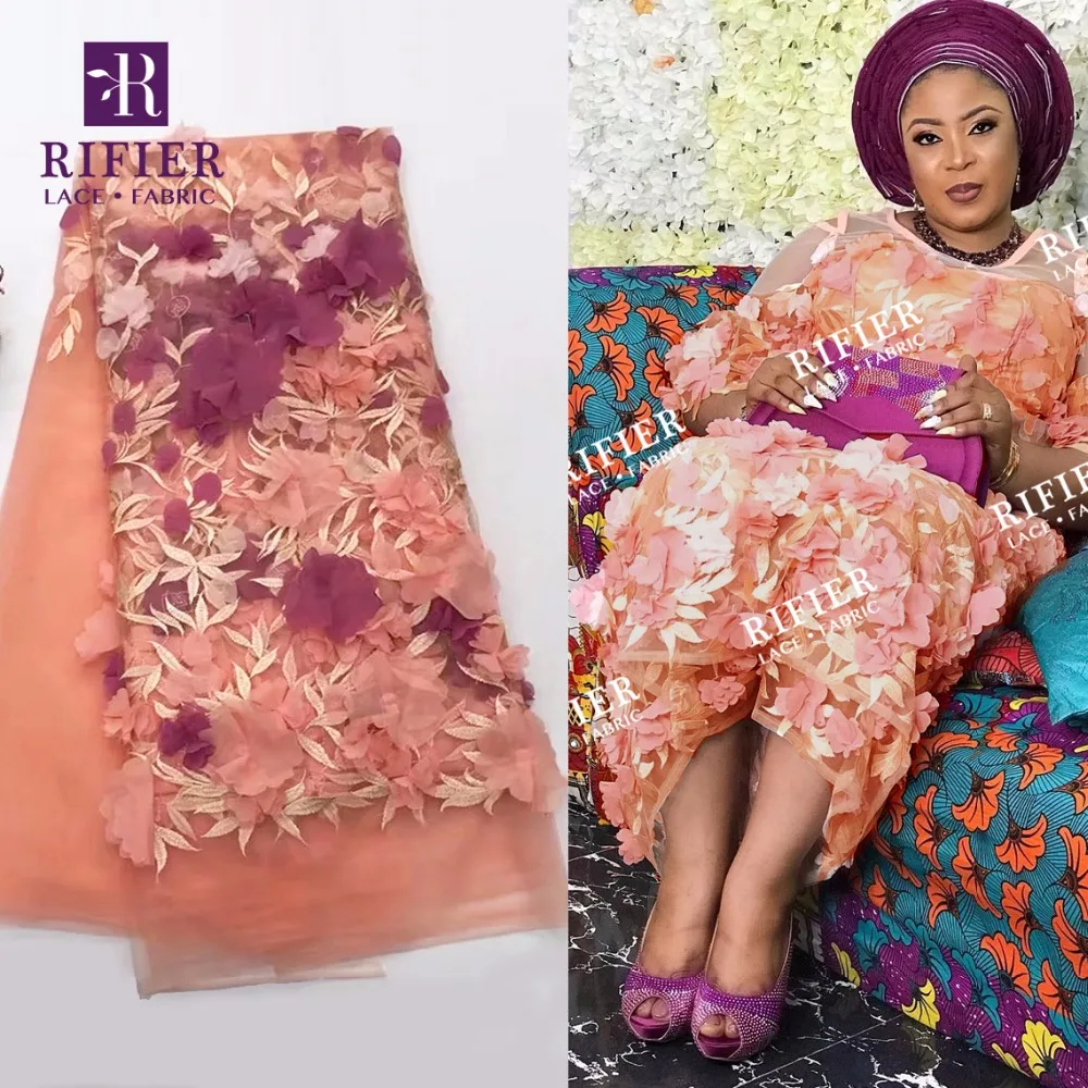 Peach Color 3D Applique Net Lace Fabric African Nigerian 3D Big Flower Embroidered Guipure Laces For Women Wedding Bride Fabrics
Peach Color 3D Applique Net Lace Fabric African Nigerian 3D Big Flower Embroidered Guipure Laces For Women Wedding Bride Fabrics