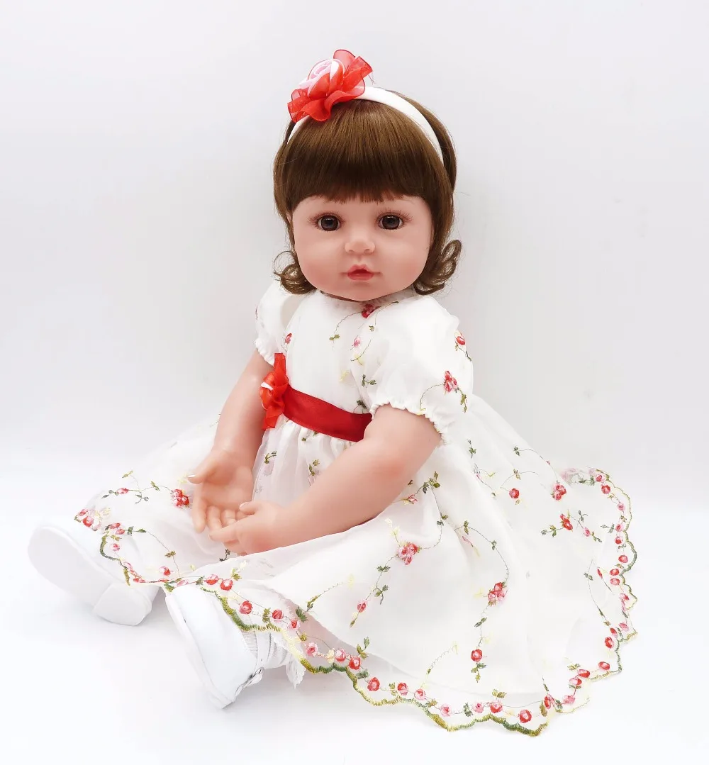 Силиконовая кукла Reborn, 55 см, настоящая кукла новорожденного для девочек, роскошный подарок на день рождения ребенка, bebe, reborn bonecas
Силиконовая кукла Reborn, 55 см, настоящая кукла новорожденного для девочек, роскошный подарок на день рождения ребенка, bebe, reborn bonecas