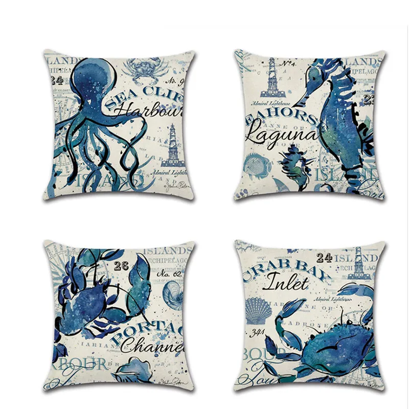 Ocean blue sea animals Lobster crab octopus Cushion Cover Decoration Home shop sofa chair seat kids bedroom gift pillowcase
Ocean blue sea animals Lobster crab octopus Cushion Cover Decoration Home shop sofa chair seat kids bedroom gift pillowcase