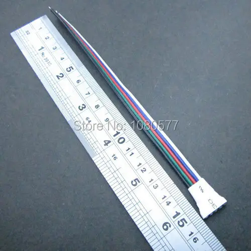 20pcs 5 pin LED Connector Female With Cable 16cm length For RGBW SMD 5050 LED Strip Connecting
20pcs 5 pin LED Connector Female With Cable 16cm length For RGBW SMD 5050 LED Strip Connecting