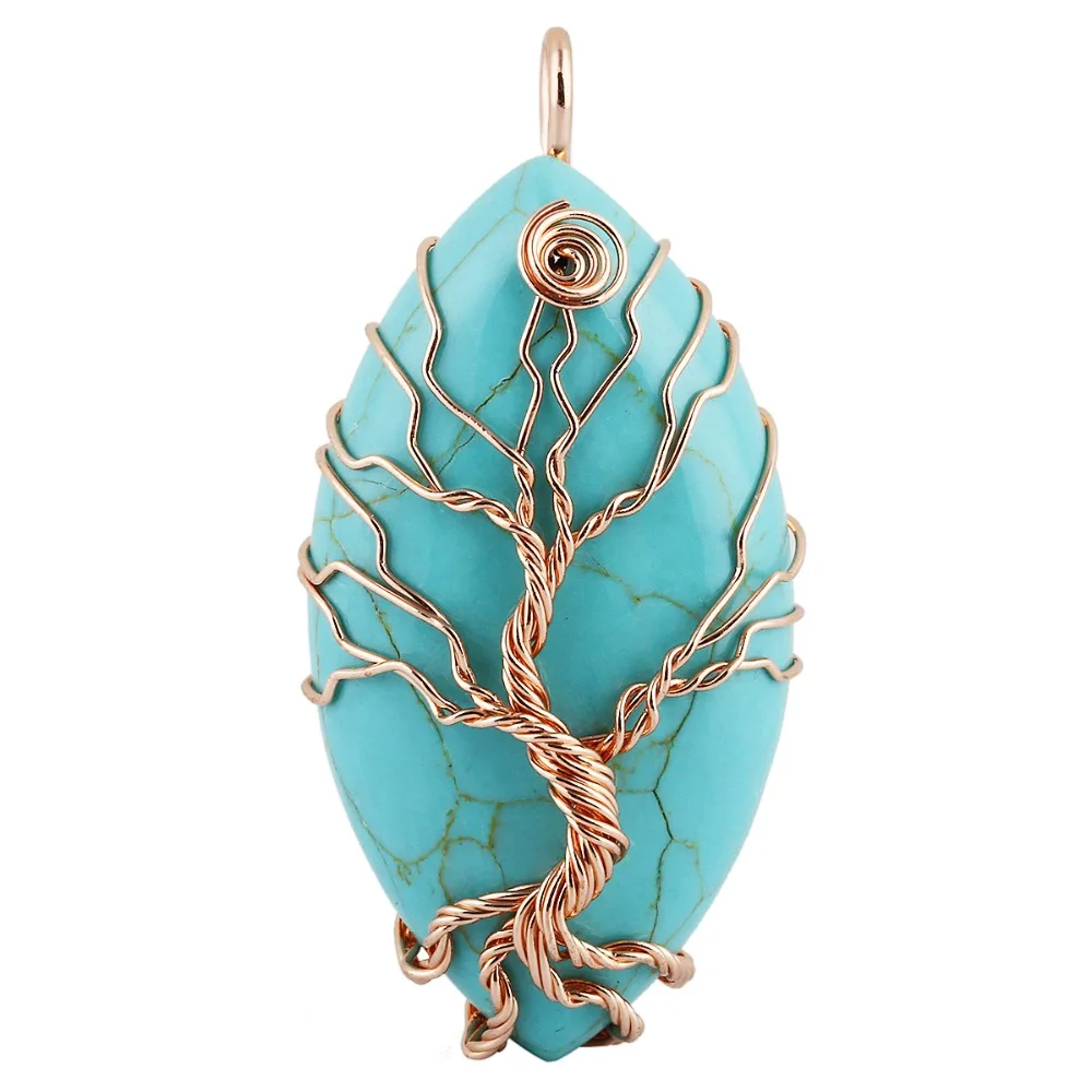 SUNYIK Green Howlite Stone Tree of Life Pendant Oval Handmade Copper Wire Wrapped Jewelry
SUNYIK Green Howlite Stone Tree of Life Pendant Oval Handmade Copper Wire Wrapped Jewelry