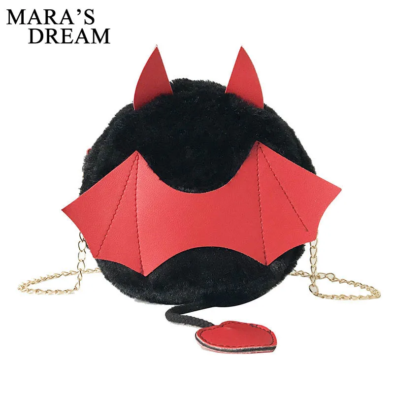 Плюшевая маленькая круглая сумка Mara's Dream в виде маленького монстра летучей мыши, сумочка на Хэллоуин, дьявол, милая мультяшная женская сумка...
Плюшевая маленькая круглая сумка Mara's Dream в виде маленького монстра летучей мыши, сумочка на Хэллоуин, дьявол, милая мультяшная женская сумка...