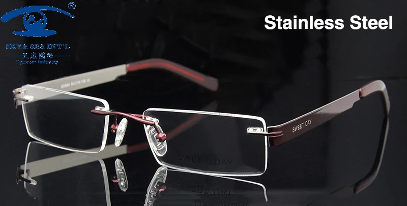 SKY&SEA OPTICAL Luxury Women Rimless Glasses Frames Men Eyeglasses Spectacles Prescription Eyewear Rx
SKY&SEA OPTICAL Luxury Women Rimless Glasses Frames Men Eyeglasses Spectacles Prescription Eyewear Rx