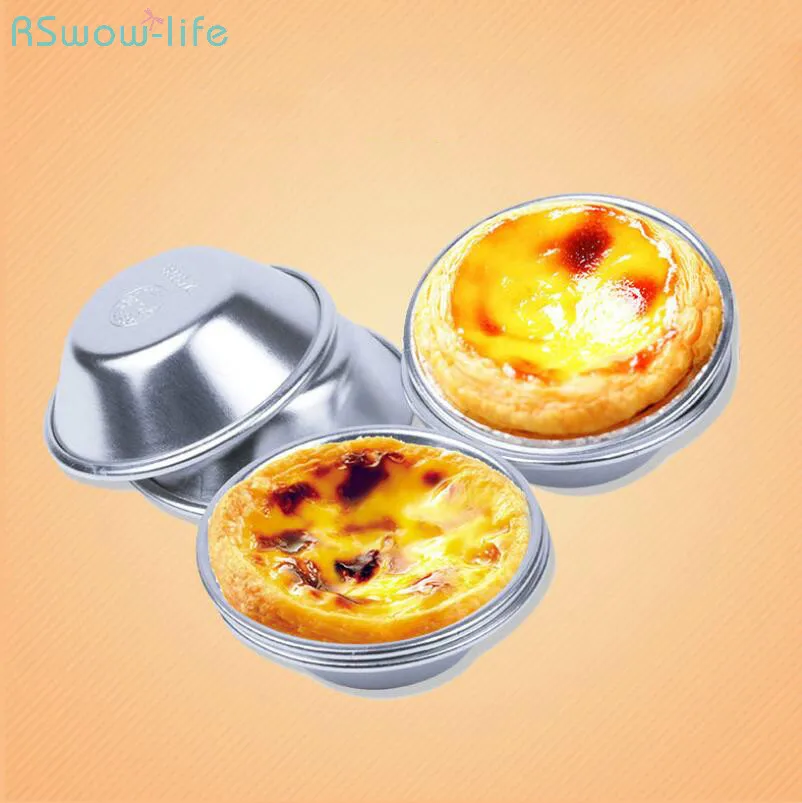 10PCS Reusable Aluminum Alloy Baking Mould Portuguese Egg Tart Cup Foil Pudding Cup Used Repeatedly Kitchen Tool DIY Homemade
10PCS Reusable Aluminum Alloy Baking Mould Portuguese Egg Tart Cup Foil Pudding Cup Used Repeatedly Kitchen Tool DIY Homemade