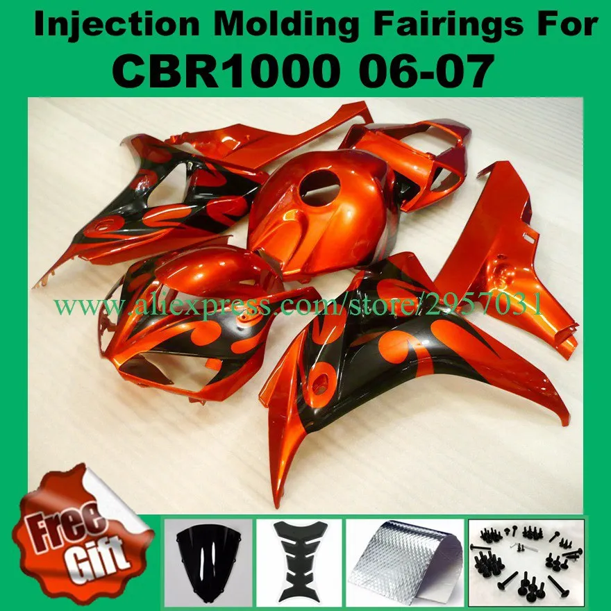 Free screws+gifts Injection molding cbr1000rr 06 07 for HONDA CBR 1000RR 2006 2007 Orange Black I328 CBR1000RR 06 07 fairing kit
Free screws+gifts Injection molding cbr1000rr 06 07 for HONDA CBR 1000RR 2006 2007 Orange Black I328 CBR1000RR 06 07 fairing kit