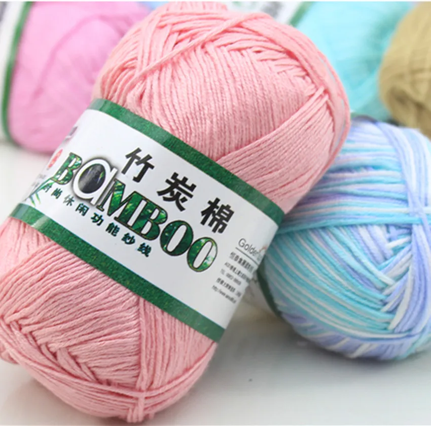 10 Balls/ Lots High Quality Soft Smooth Natural Bamboo Cotton Hand Woven Yarn Baby Cotton Crochet Knitted Fabric
10 Balls/ Lots High Quality Soft Smooth Natural Bamboo Cotton Hand Woven Yarn Baby Cotton Crochet Knitted Fabric