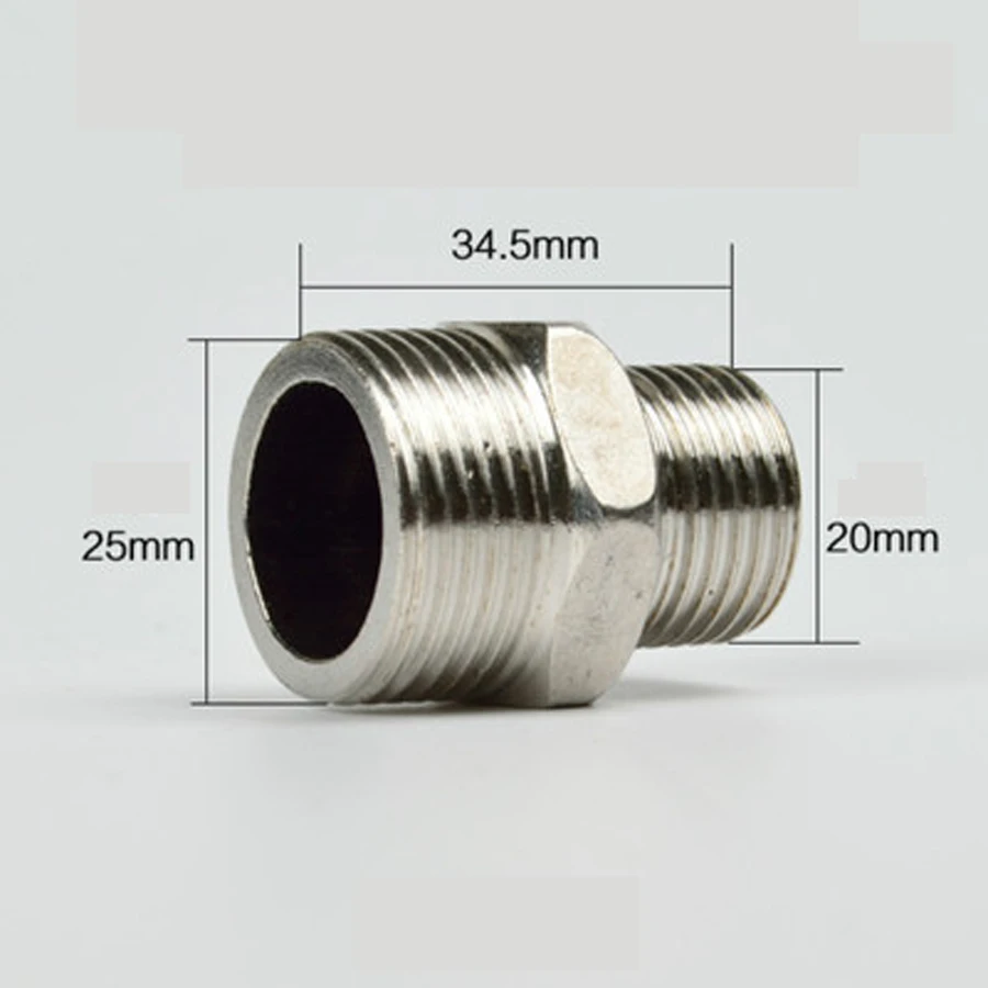 3/4" BSPP male Turn 1/2" BSPP Male Reducer 201 Stainless Pipe Fitting Connector Coupling Adapter Nipple
3/4" BSPP male Turn 1/2" BSPP Male Reducer 201 Stainless Pipe Fitting Connector Coupling Adapter Nipple