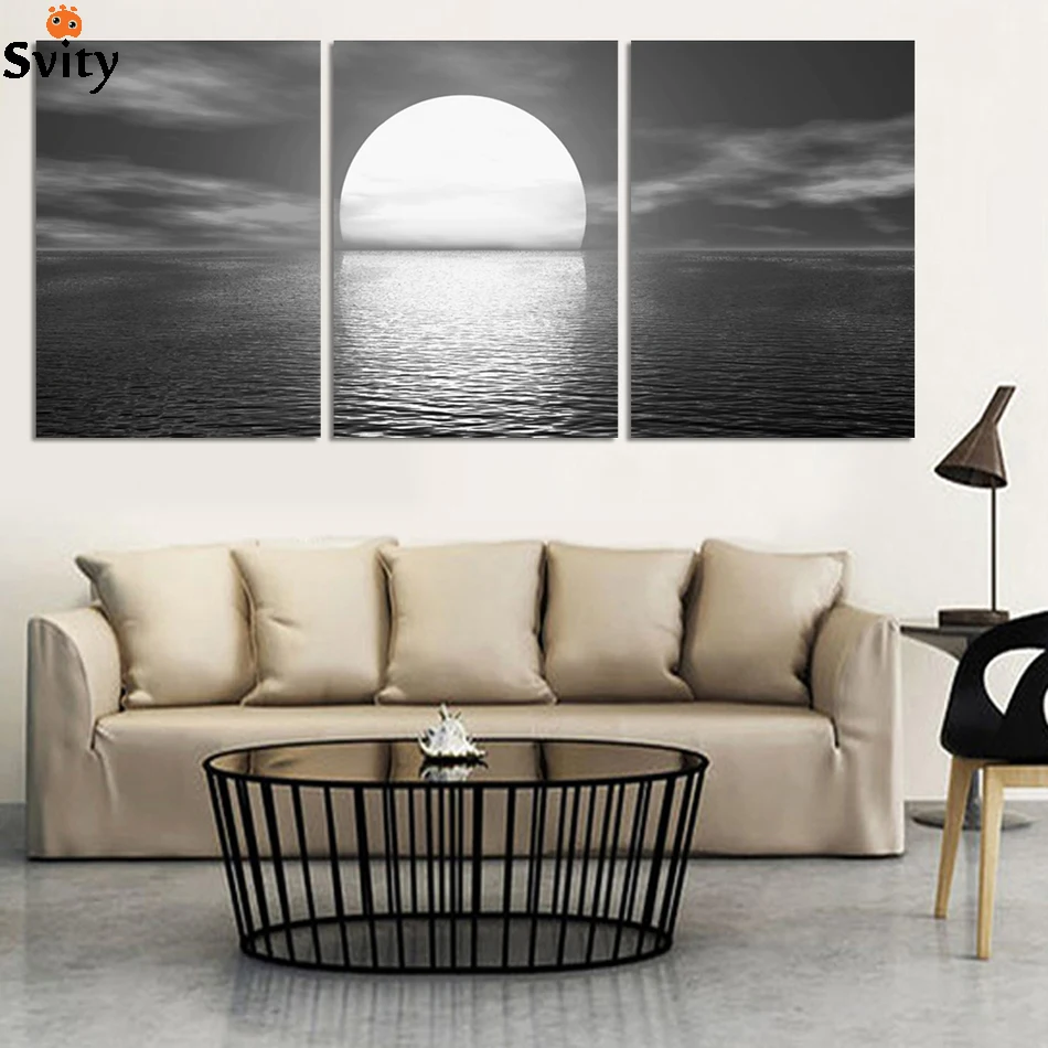Fashion 2015 new wall art Sea full moon night home decoration abstract HD large canvas paintings 3pcs/set
Fashion 2015 new wall art Sea full moon night home decoration abstract HD large canvas paintings 3pcs/set