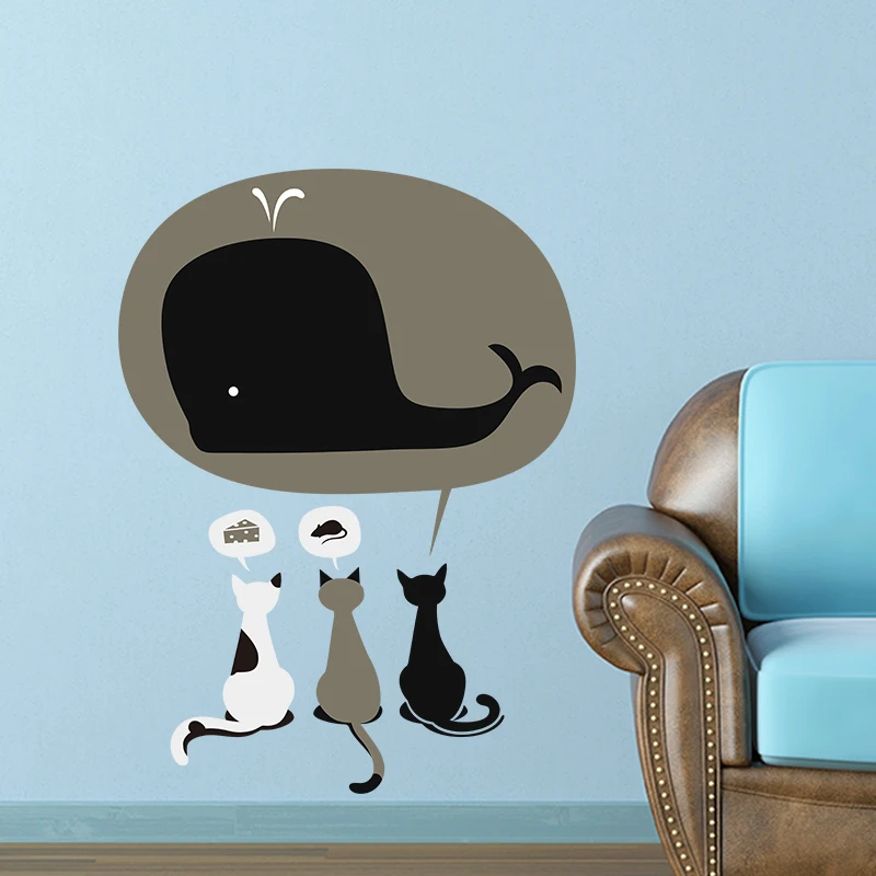 Cat Have A Dream Eating Cake Mouse Shark Wall stickers For Kids Rooms home decoration inspiring wall Decals Nursery Room Decor
Cat Have A Dream Eating Cake Mouse Shark Wall stickers For Kids Rooms home decoration inspiring wall Decals Nursery Room Decor