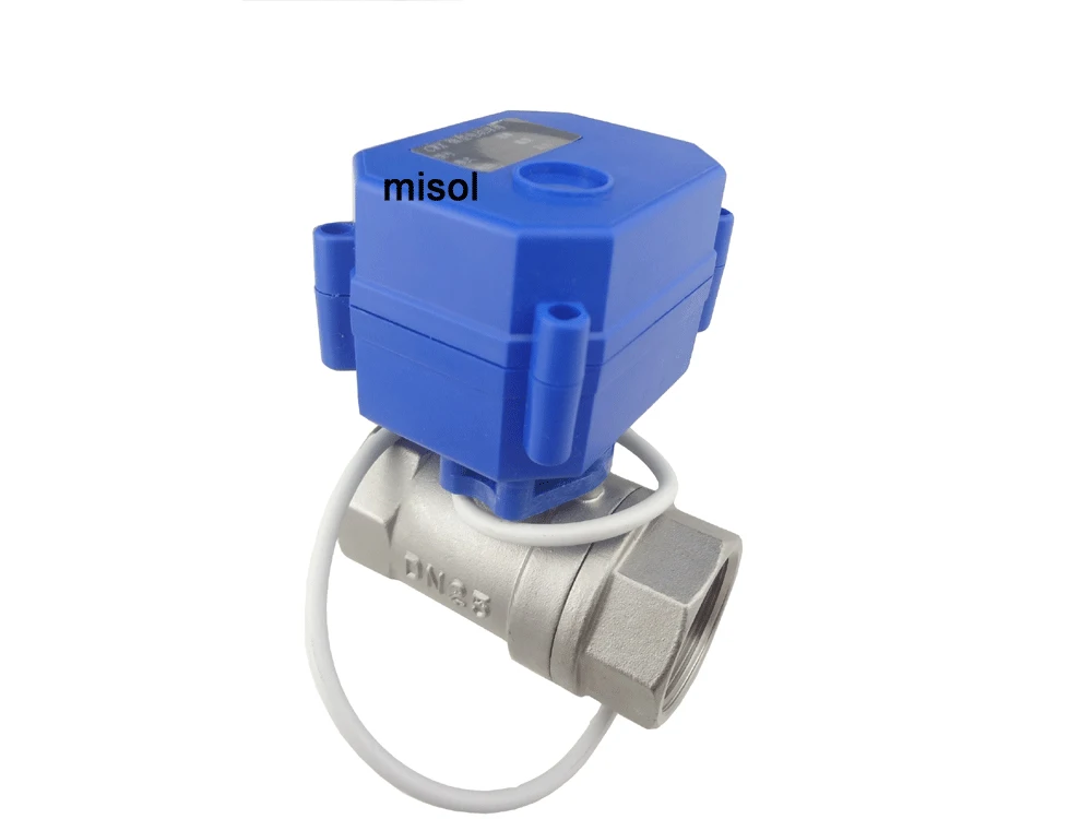 10 pcs of 2 way 12VDC CR01 motorized valve G1" DN25 (reduce port), stainless steel, electrical valve
10 pcs of 2 way 12VDC CR01 motorized valve G1" DN25 (reduce port), stainless steel, electrical valve