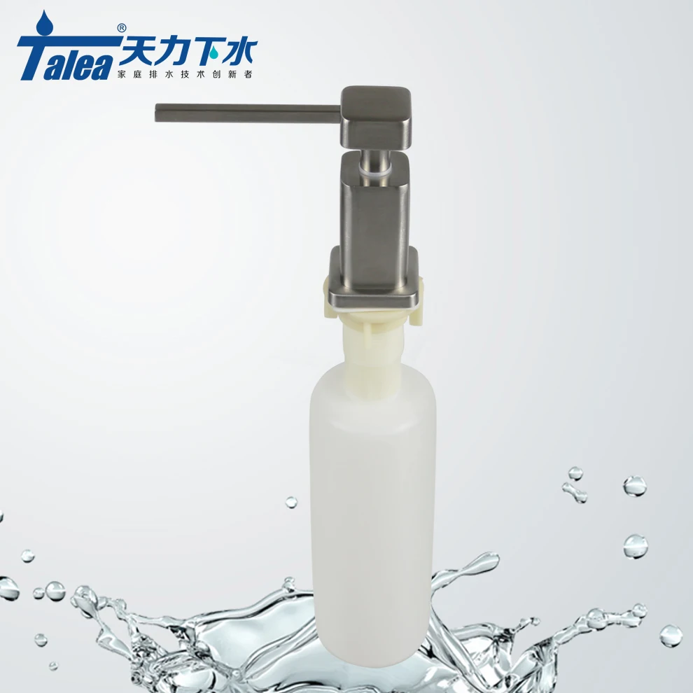 Talea Sink Kitchen Soap Dispenser Bathroom Detergent Dispenser for Liquid Soap Lotion Stainless Steel Head
Talea Sink Kitchen Soap Dispenser Bathroom Detergent Dispenser for Liquid Soap Lotion Stainless Steel Head