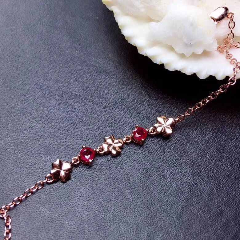 natural red ruby gem Bracelet Natural gemstone bracelet S925 silver Elegant round lucky Clover women wedding gift fine jewelry
natural red ruby gem Bracelet Natural gemstone bracelet S925 silver Elegant round lucky Clover women wedding gift fine jewelry
