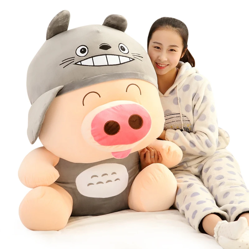 Giant Kawaii McDull Pig Plush Toy Turned Into Totoro Rabbit Pig Bear Panda Frog Duck Plush Toy Girl Doll Pillow 35inch 90cm
Giant Kawaii McDull Pig Plush Toy Turned Into Totoro Rabbit Pig Bear Panda Frog Duck Plush Toy Girl Doll Pillow 35inch 90cm