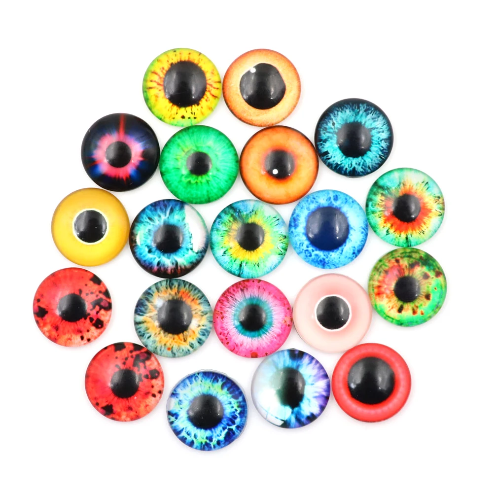 20Pcs Craft Colorful Glass Dolls Eye No Self-adhesive Dinosaur Animal Eye Time Gem Accessories Eyes For Toy 10/16/20mm
20Pcs Craft Colorful Glass Dolls Eye No Self-adhesive Dinosaur Animal Eye Time Gem Accessories Eyes For Toy 10/16/20mm