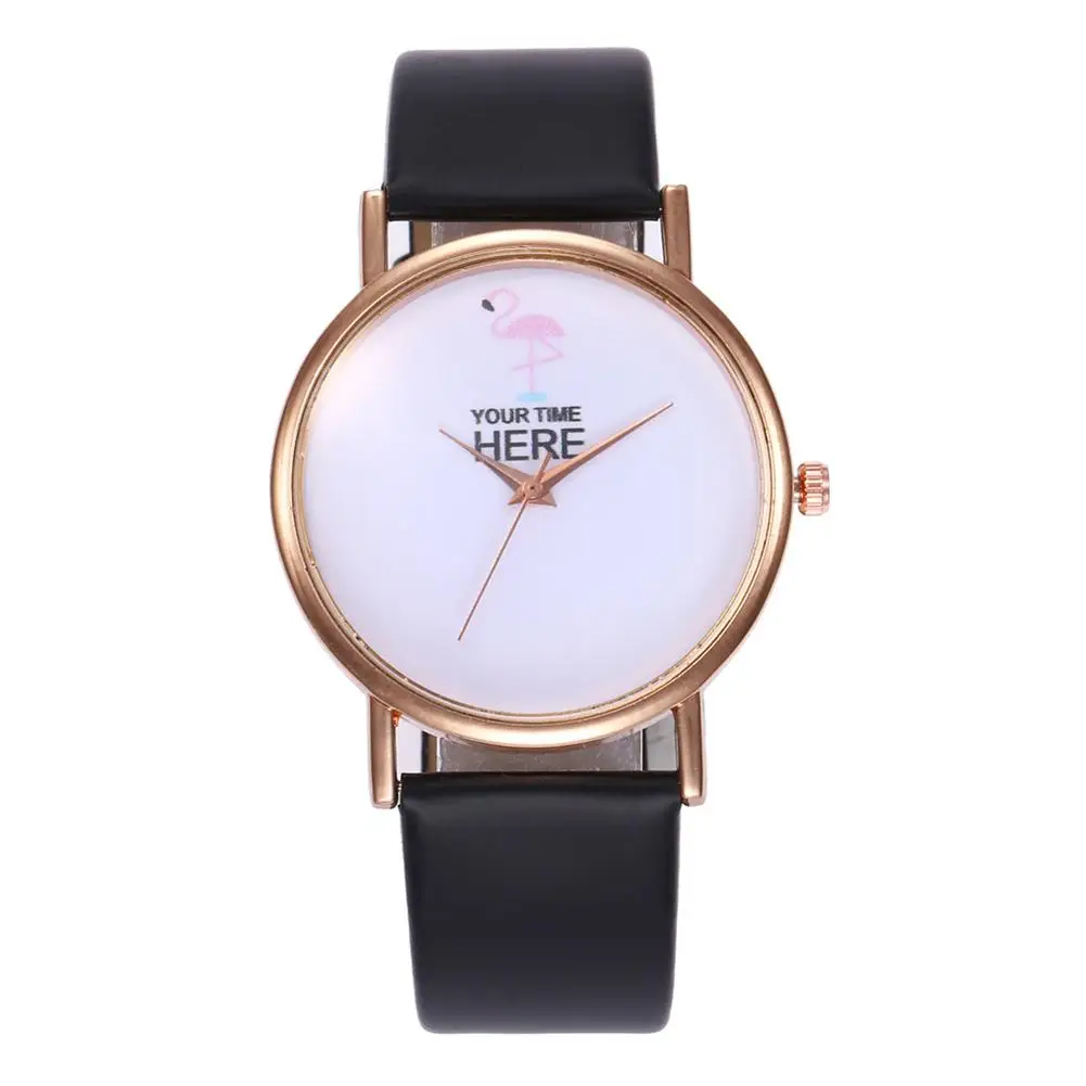 woman watch Fashion Women Girls Flamingo Quartz Analog No Number Round Dial Wrist Watch dames horloges
woman watch Fashion Women Girls Flamingo Quartz Analog No Number Round Dial Wrist Watch dames horloges