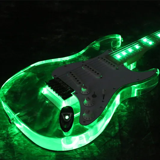 Free shipping newArrivel Electric Guitar Pink LED acrylic guitar green color good quialty more color can choose
Free shipping newArrivel Electric Guitar Pink LED acrylic guitar green color good quialty more color can choose