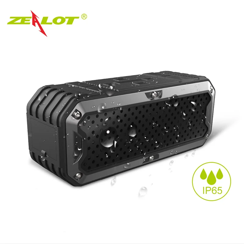 New ZEALOT S6 Waterproof Portable Wireless Bluetooth Speakers Power Bank Built-in 4000mAh Battery Dual Drivers Subwoofer Aux
New ZEALOT S6 Waterproof Portable Wireless Bluetooth Speakers Power Bank Built-in 4000mAh Battery Dual Drivers Subwoofer Aux