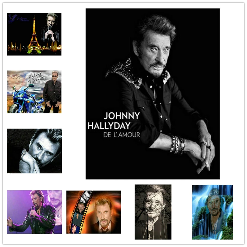 5d diamond painting full square / round diamond embroidery Johnny Hallyday rhinestone DIY mosaic home decoration gift WG798
5d diamond painting full square / round diamond embroidery Johnny Hallyday rhinestone DIY mosaic home decoration gift WG798