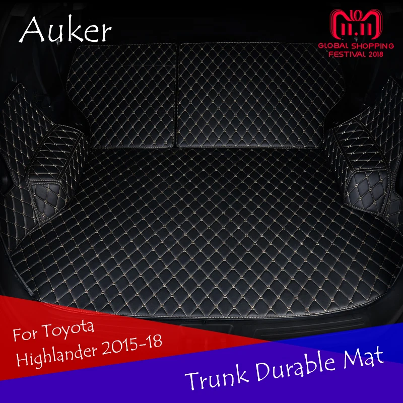 Car Trunk Mat For 2015-2018 Toyota Highlander Cargo Liner Durable Rear Tail Box Carpets Full Coverage Car Styling
Car Trunk Mat For 2015-2018 Toyota Highlander Cargo Liner Durable Rear Tail Box Carpets Full Coverage Car Styling