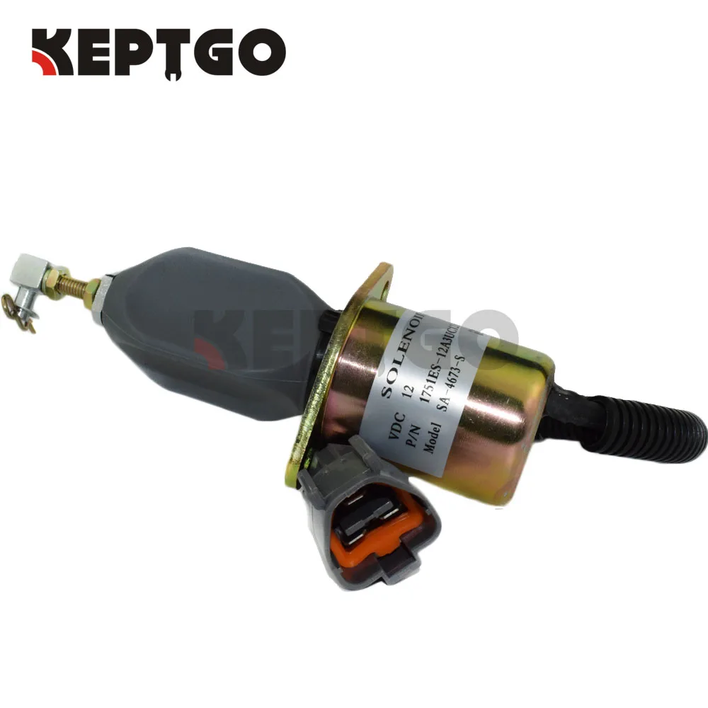 Fuel Stop Solenoid 1751ES-12A3UC12B1S SA-4673-S 12V For Yanmar 4NTE94 Engine Hyundai Small Excavator R60-5
Fuel Stop Solenoid 1751ES-12A3UC12B1S SA-4673-S 12V For Yanmar 4NTE94 Engine Hyundai Small Excavator R60-5