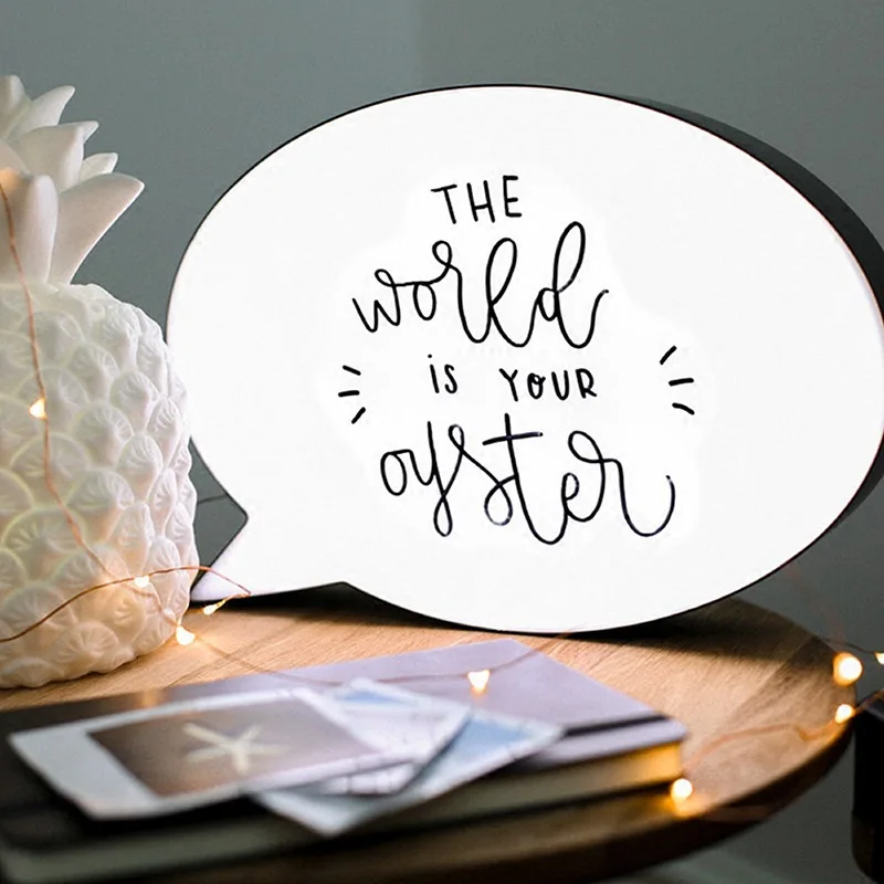 Night Lights LED Letter Light Box Handwriting Message DIY Writing Board With Pen USB Opeteration For Party Wedding Decor Gifts
Night Lights LED Letter Light Box Handwriting Message DIY Writing Board With Pen USB Opeteration For Party Wedding Decor Gifts