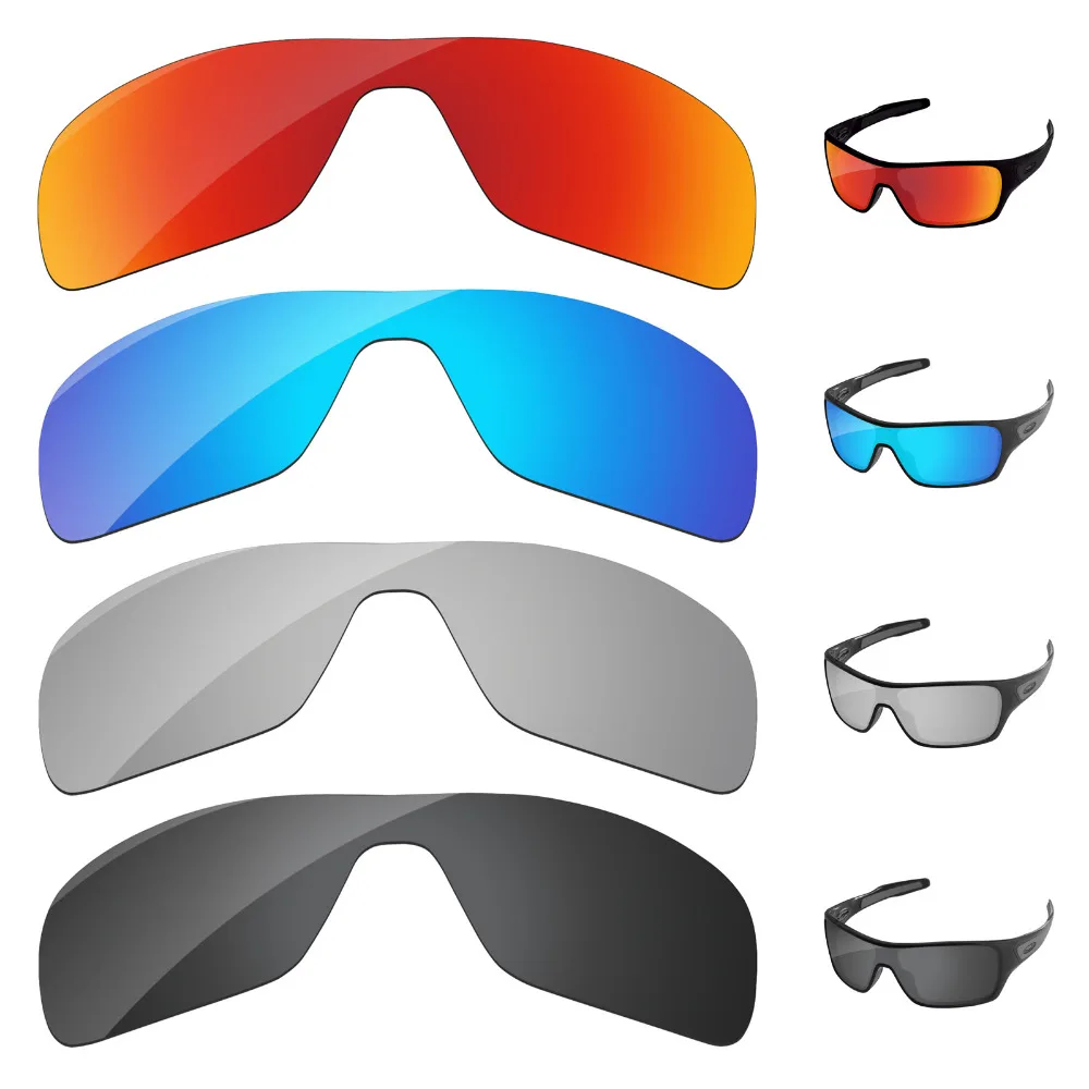 Black & Silver & Blue & Red 4 Pieces Replacement Lenses For Turbine Rotor Sunglasses Frame 100% UVA & UVB Protection
Black & Silver & Blue & Red 4 Pieces Replacement Lenses For Turbine Rotor Sunglasses Frame 100% UVA & UVB Protection