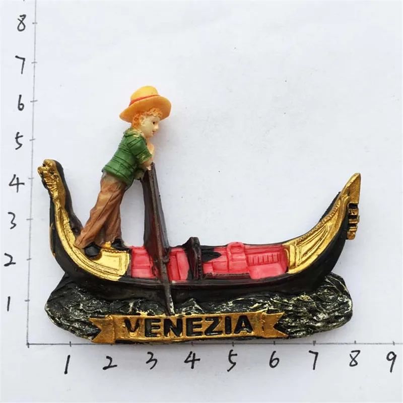 High Quality Handmade Resin Venezia Gondola Shaped Fridge Magnets Venice Italy Tourist Souvenirs Refrigerator Magnetic Sticker
High Quality Handmade Resin Venezia Gondola Shaped Fridge Magnets Venice Italy Tourist Souvenirs Refrigerator Magnetic Sticker