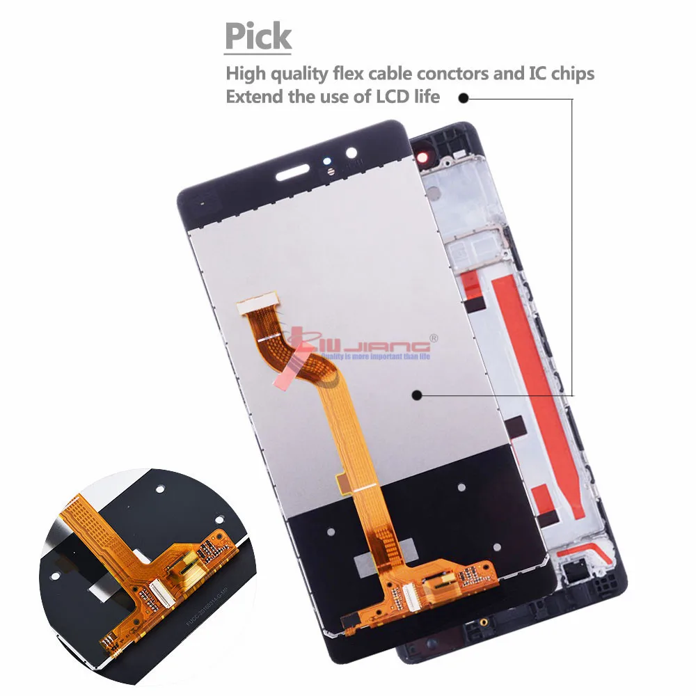 5.2'' For Huawei P9 EVA-L09 L19 L29 LCD Display With Touch Screen Digitizer Assembly Replacemen For HUAWEI P9 LCD Display
5.2'' For Huawei P9 EVA-L09 L19 L29 LCD Display With Touch Screen Digitizer Assembly Replacemen For HUAWEI P9 LCD Display